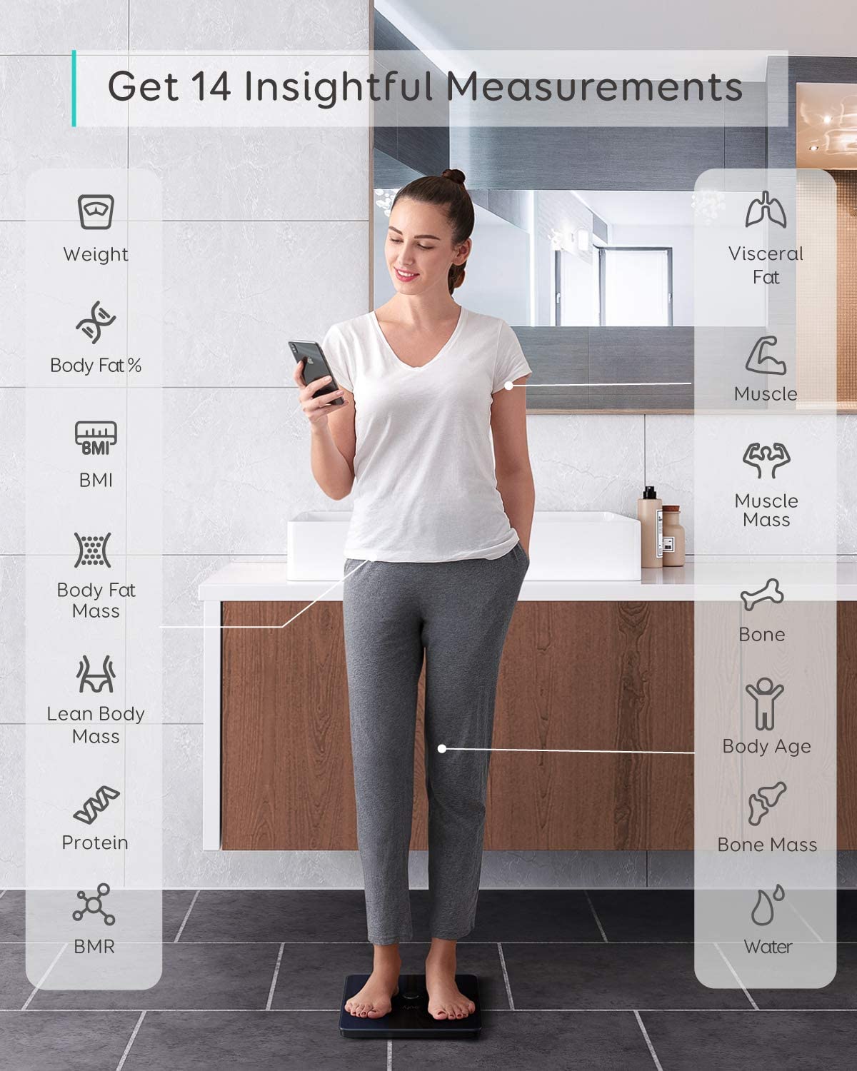 Eufy Smart Scale Fitness Body Composition Analysis Eufy Smart Scale Fitness Body Composition Analysis